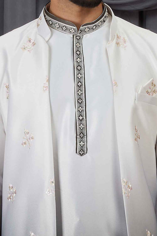 Shaded Green Art Silk Indo Western (NMK-8895)