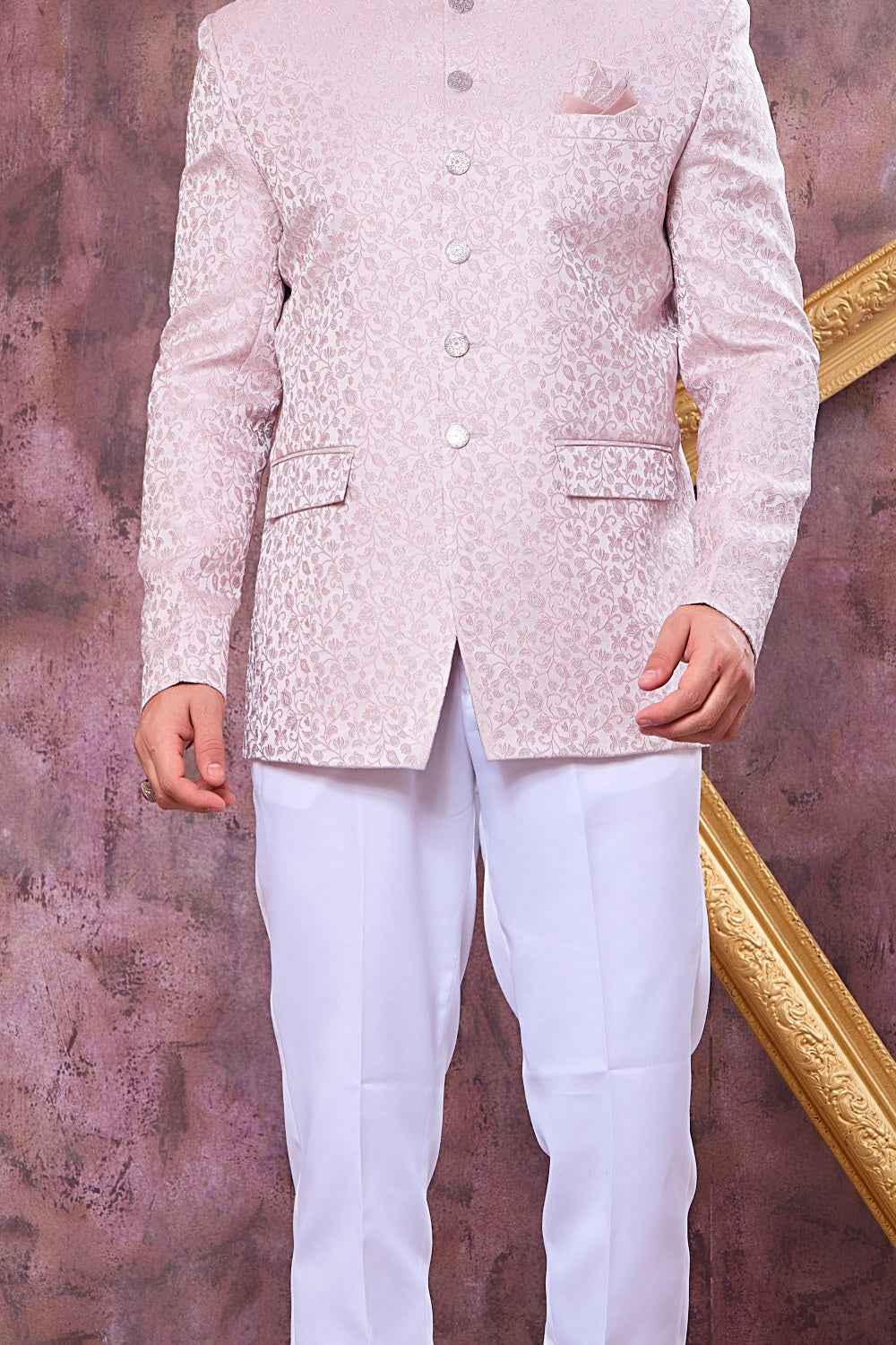 Onion Pink Imported Jodhpuri (NMK-9105)