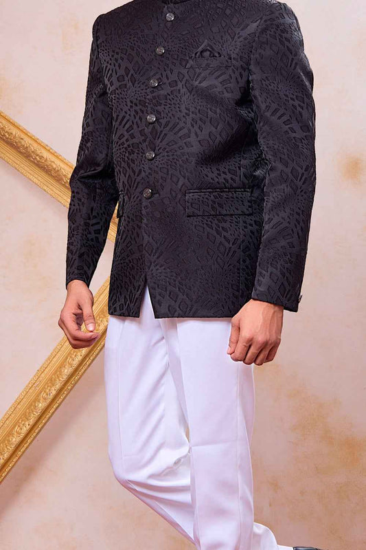 Black Imported Jodhpuri (NMK-9109)