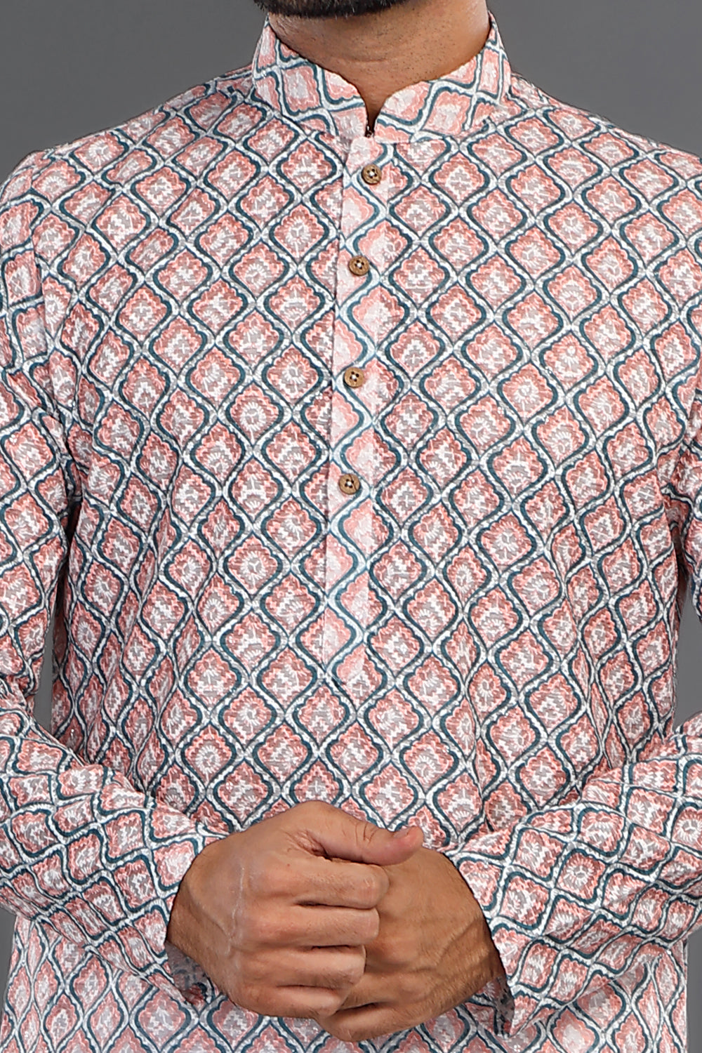Off White Cotton Casual Kurta Pajama (NMK-8128) - Nihal Fashions