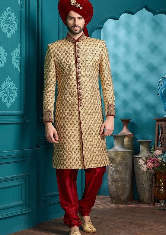 How to Choose the Best Wedding Sherwani? - Nihal Fashions Blog