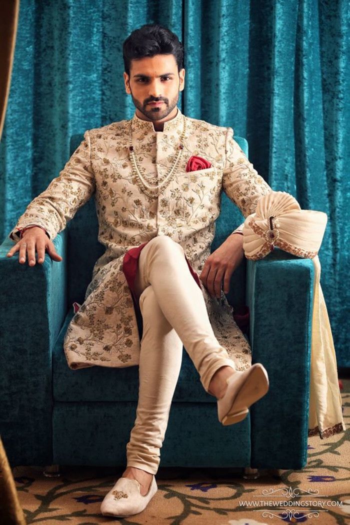 20 Latest Style Wedding Sherwani For Men And Styling Ideas - Nihal Fashions