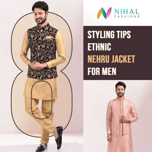 Style The Classy Ethnic Nehru Jacket for Men - Nihal Fashions