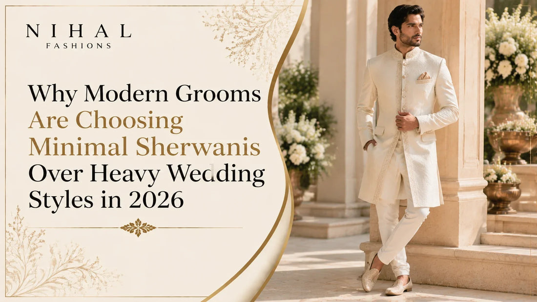 Why Modern Grooms Are Choosing Minimal Sherwanis Over Heavy Wedding Styles in 2026