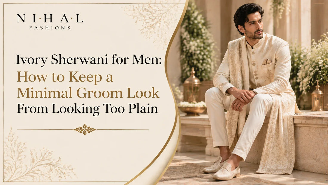 Ivory Sherwani for Mens