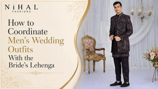 Men’s Indian Wedding Outfits With the Bride’s Lehenga