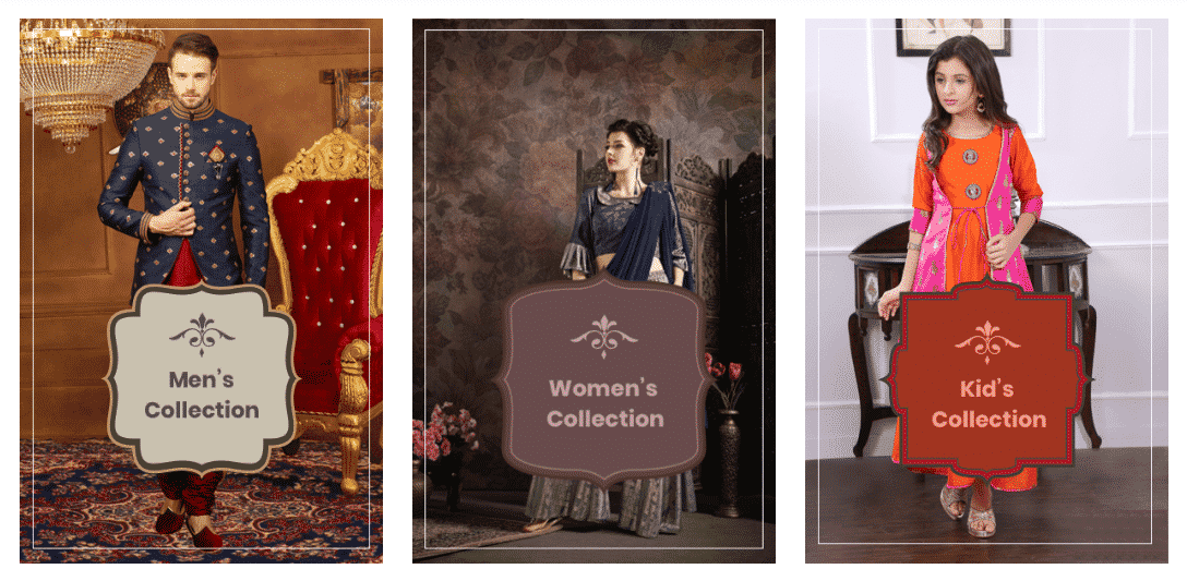 How to Style Indian Traditional Wear for Men, Women & Kids - Nihal Fashions