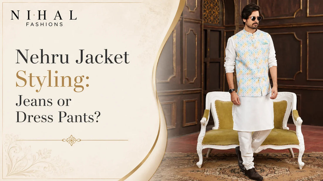 Nehru Jacket With Jeans or Dress Pants