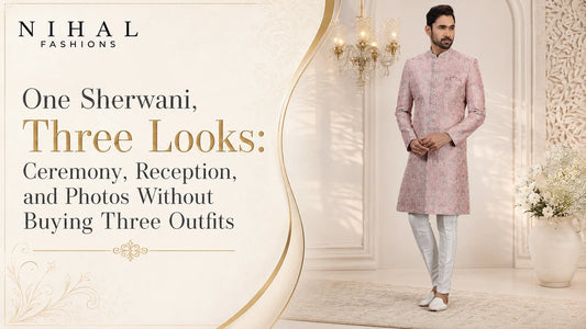 One Sherwani, Three Looks