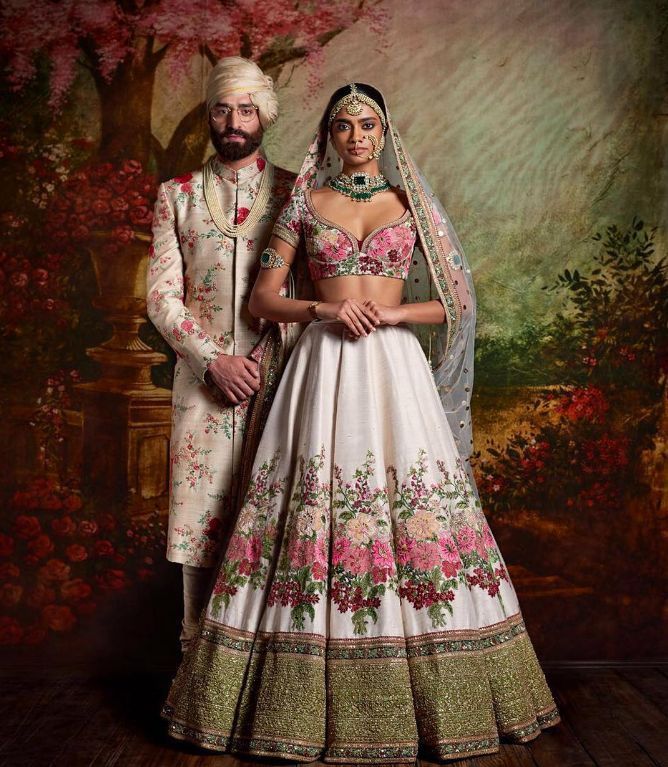 Stylish Ways to Co-ordinate your Sherwani with your Bride’s Lehenga - Nihal Fashions