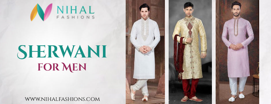 Sherwani vs. Suit: Why a Sherwani is the Ultimate Groom’s Choice - Nihal Fashions