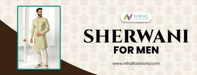 Opulent Yet Comfortable: Lightweight Sherwani for Men for Long Wedding Ceremonies - Nihal Fashions
