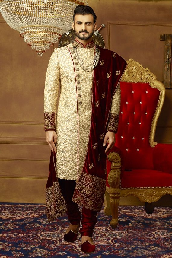 Different Types of Collars in Men’s Sherwani and Ways to Style them Right - Nihal Fashions