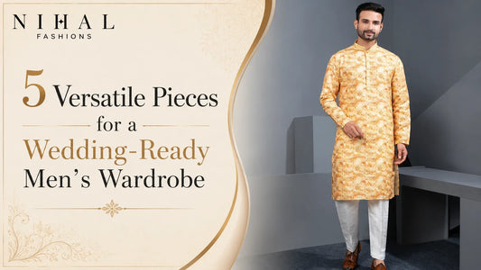 How to Build a Wedding-Ready Men’s Ethnic Wardrobe With 5 Versatile Pieces