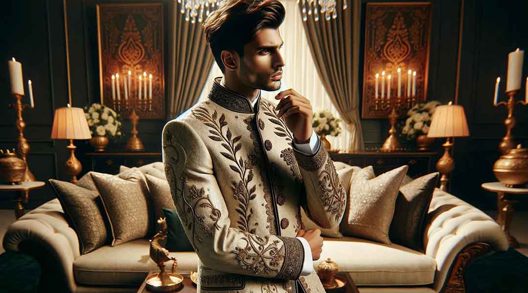 What Makes a Sherwani Perfect for Weddings - Nihal Fashions
