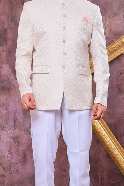 Off White Imported Jodhpuri (NMK-9104)