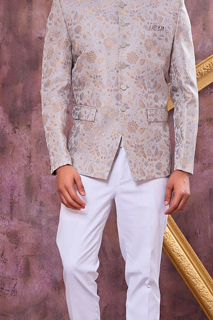 Grey Imported Jodhpuri (NMK-9107)