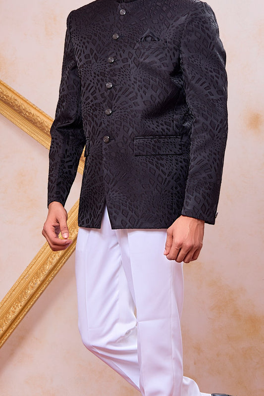 Black Imported Jodhpuri (NMK-9109)
