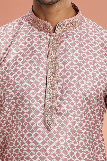 Light Brown Cotton Kurta Pajama (NMK-7540) - Nihal Fashions