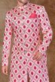 Baby Pink Art Silk Mens Sherwani (NMK-6755)
