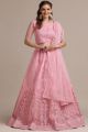 Baby Pink Net Womens Lehenga Choli (NWG-1147)