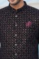 Black Velvet Jodhpuri (NMK-8223)