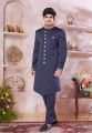 Blue Imported Sherwani (NMK-8312)
