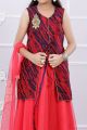 Blue, Red Art Silk Girls Lehenga Choli (NFG-165)