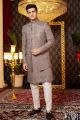 Brown Art Silk Indo Western (NMK-8260)