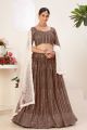 Caramel Georgette Lehenga Choli (NWG-1227)