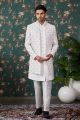 Cream Art Silk Indo Western (NMK-8246)