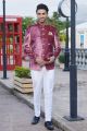 Dark Onion Pink Velvet Jodhpuri (NMK-8227)