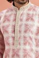 Dark Pink Cotton Kurta Pajama (NMK-7542)