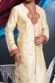 Gold Art Dupion Kurta Pajama (NMK-1587)