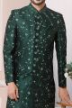 Green Art Banarasi Silk Indo Western (NMK-5963)