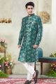 Green Art Silk Indo Western (NMK-8427)