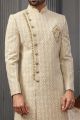 Light Green Lucknowi Sherwani for Men (NMK-5563)