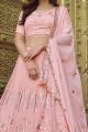 Light Pink Georgette Lehenga Choli (NWG-787)