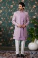 Light Purple Art Silk Indo Western (NMK-8248)