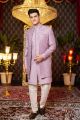 Light Purple Art Silk Indo Western (NMK-8253)