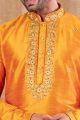 Mango Art Silk Kurta Pajama (NMK-8514)