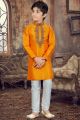 Mango Banglori Silk Kids Kurta Pajama (NKK-628)