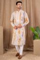 Multicoloured Art Silk Kurta Pajama (NMK-8518)