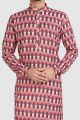 Multicoloured Cotton Printed Mens Kurta (NMK-5723)