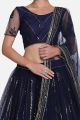 Navy Blue Net Lehenga Choli (NWG-1126)