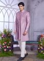 Onion Pink Art Silk 2 Pcs Jacket Set (NMK-8317)