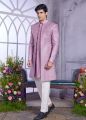 Onion Pink Art Silk 2 Pcs Jacket Set (NMK-8317)