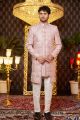 Onion Pink Art Silk Indo Western (NMK-8251)