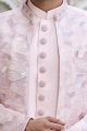 Peach Art Silk Indo Western (NMK-8200)