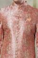 Pink Art Silk Indo Western (NMK-8425)